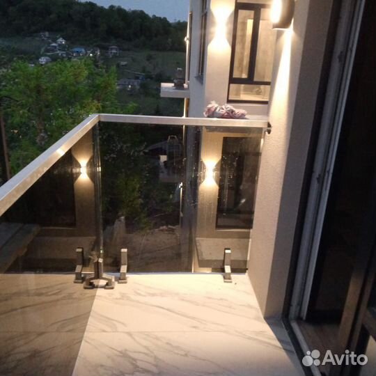 Каленое стекло под