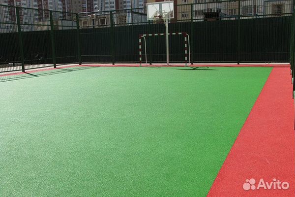 Укладка резинового покрытия c-1964