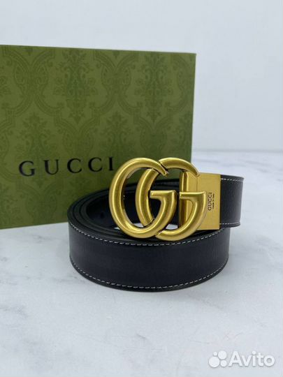 Подарочный набор для мужчин Gucci ремень+бумажник