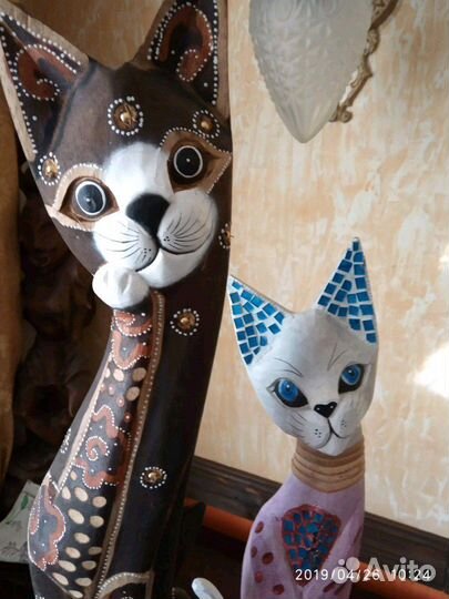 Кошки разные. Новые. Ручная работа