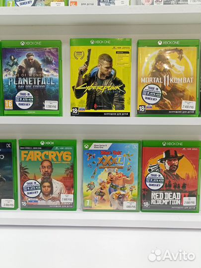 Игры на xbox One диски Обмен