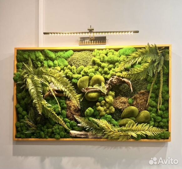 Панно из мха