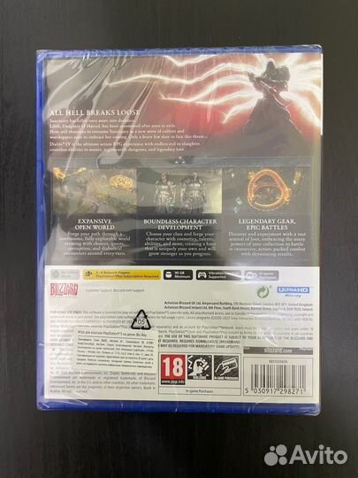 Новая игра (диск) Diablo 4 ps5
