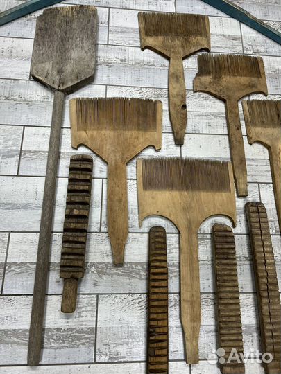Деревянные предметы старинного быта Винтаж
