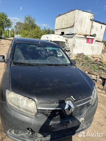 Капот на Renault logan 2 Черный