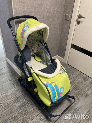 Санки коляска nika kids