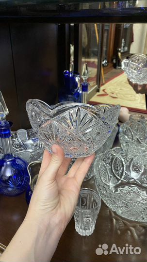 Хрусталь вазы, посуда
