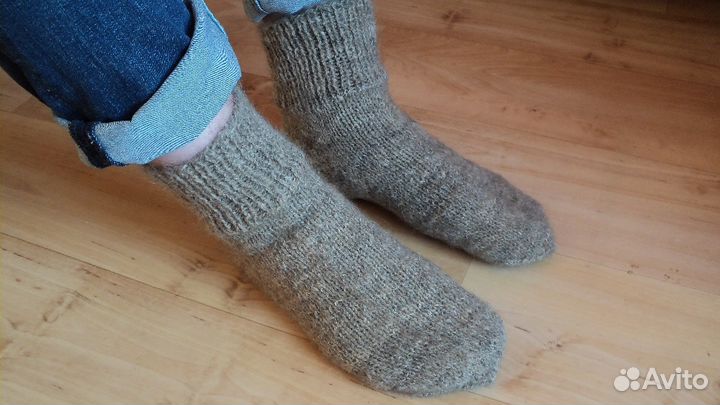 Носки из собачьего пуха (шерсти)