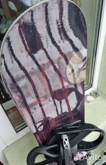 Сноуборд комплект Rossignol крепление Burton