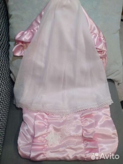 Конверт на выписку летний для девочки