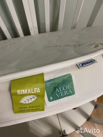 Детская овальная кроватка