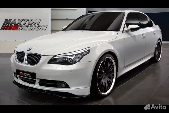 BMW 5 E60, E61 (03-07) Накладка на бампер MD