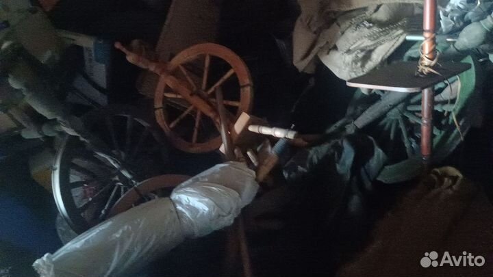 Прялка деревянная старинная