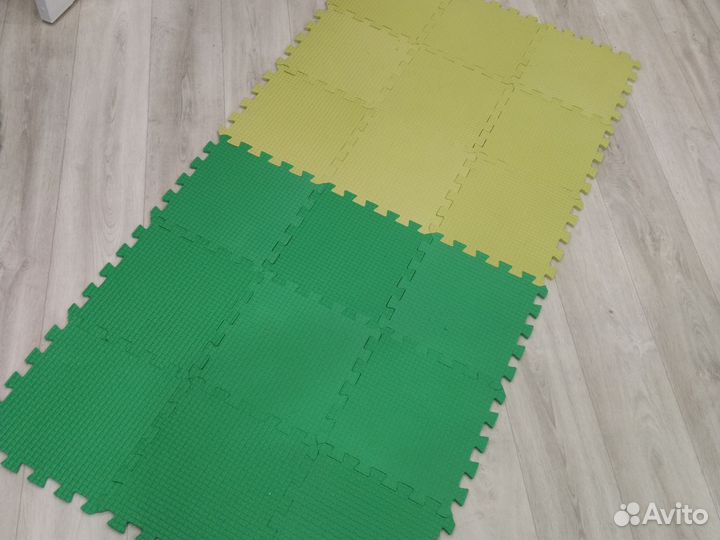 Детский коврик пазл конструктор