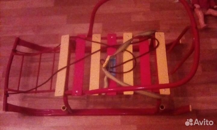 Санки с сиденьем мягким