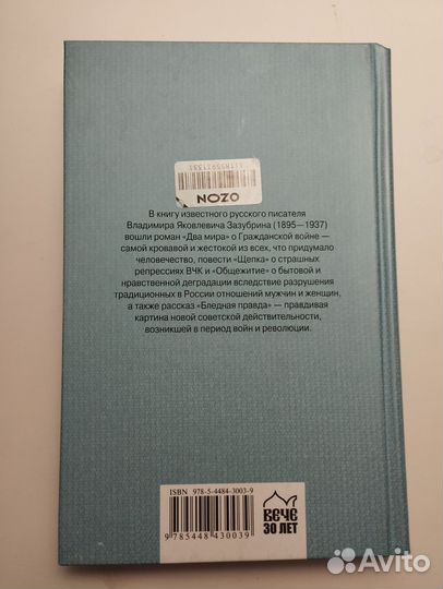 «Два мира» Владимир Зазубрин