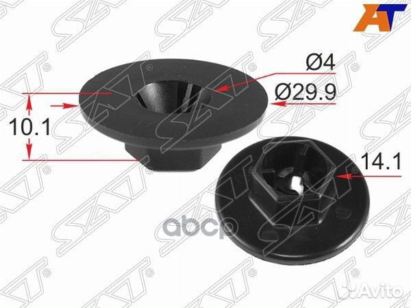 Гайка пластиковая hyundai/KIA (1 шт.) ST-M12474