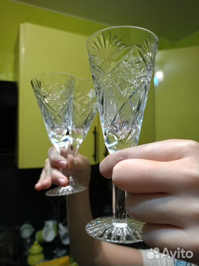Бокалы хрустальные СССР