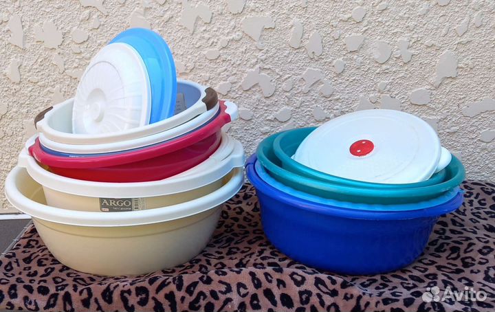 Тазики с Крышками Кухон Посуда Новые Большие разме
