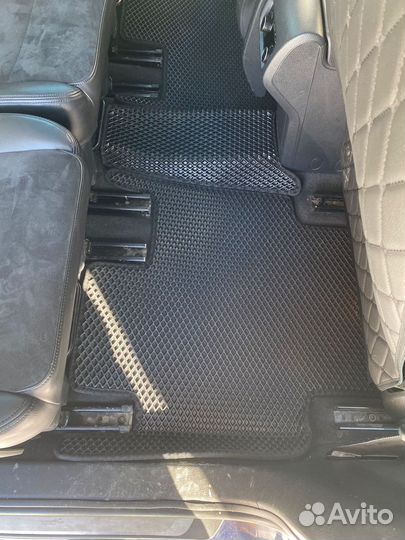 Коврики EVA 3Д на Шаран черный+черный