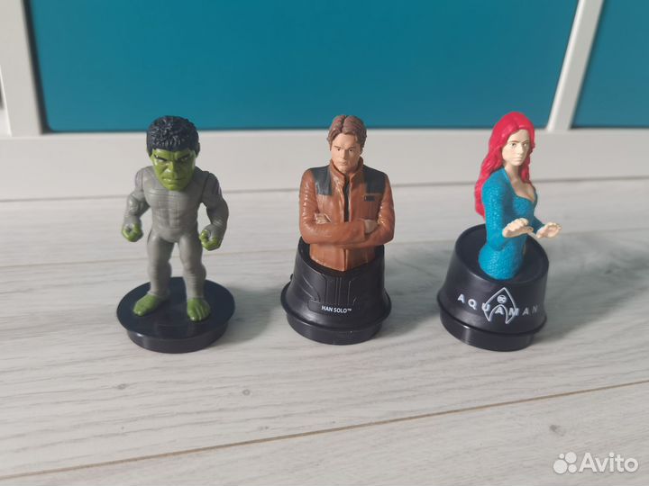 Фигурки из кинотеатра,топперы со стаканов