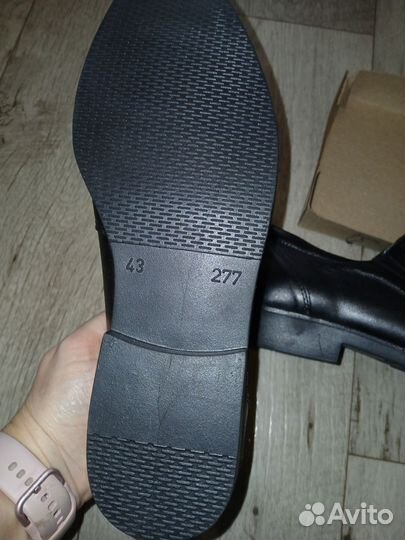 Полуботинки хромовые мужские