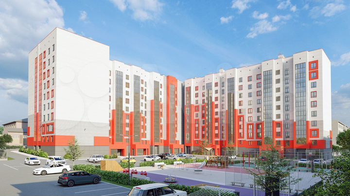 1-к. квартира, 42 м², 2/9 эт.