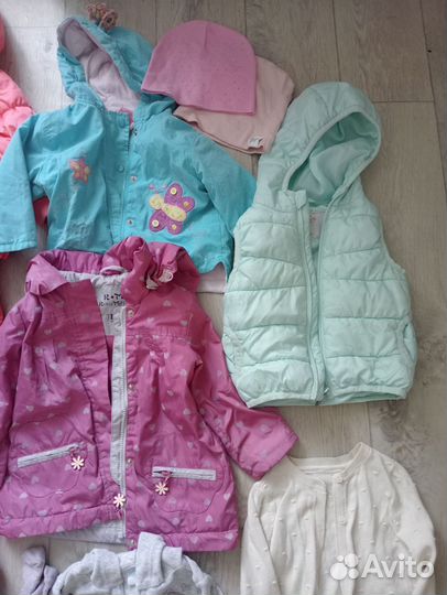 Вещи пакетом для девочки 74 80
