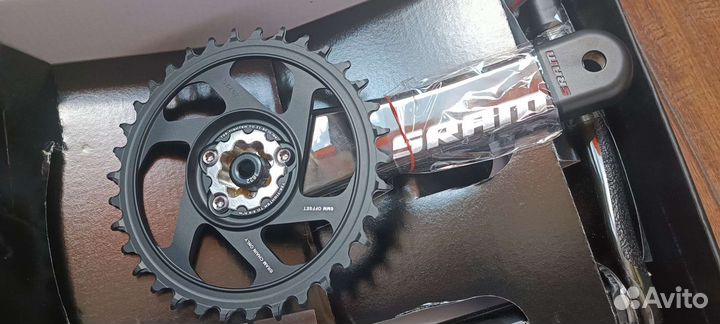 Карбоновые шатуны sram x01 34t 170мм
