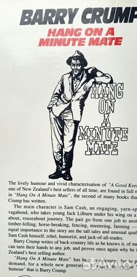 Barry Crump Hang on a minute mate книга на англ