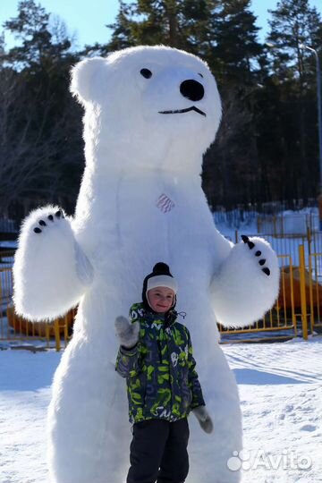 Белый мишка поздравление