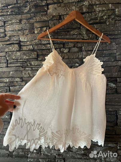 Massimo dutti топ лен