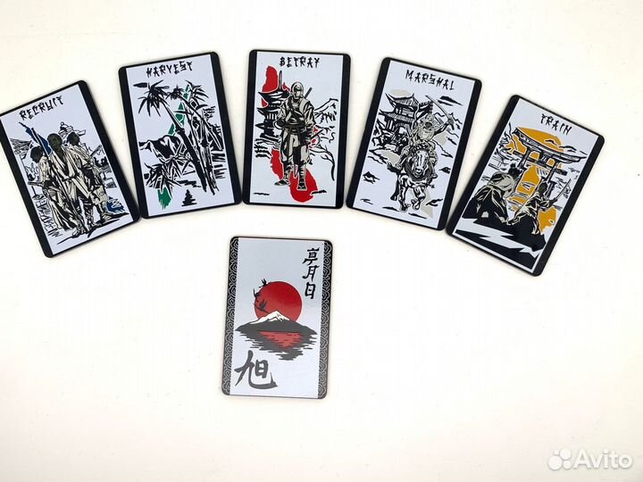 Настольная игра Восходящее солнце, жетоны приказов