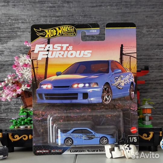 Hot Wheels premium Custom Acura lntegra Sedan Fast