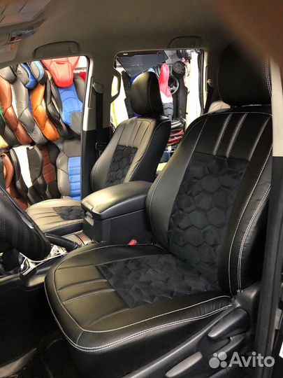 Авточехлы Тойота Prado 150 с антарой + установка