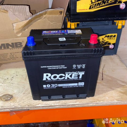 Аккумулятор автомобильный Rocket 65Ah 590A