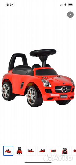 Машинка каталка mercedes