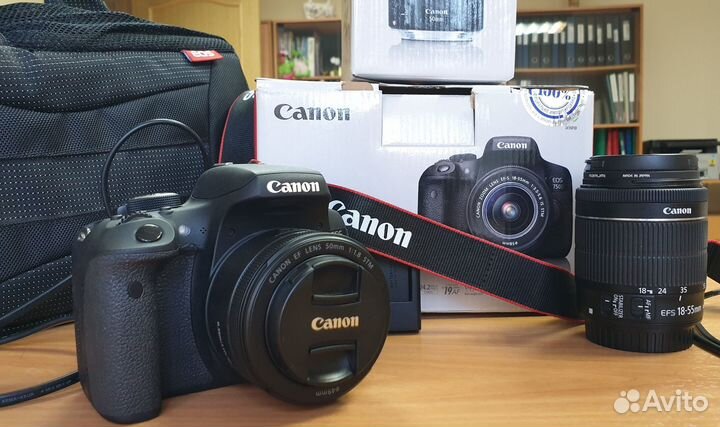 Фотоаппарат Canon 750d