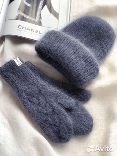 Шапка+ варежки