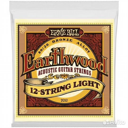 Струны для акустической гитары Ernie Ball 2010