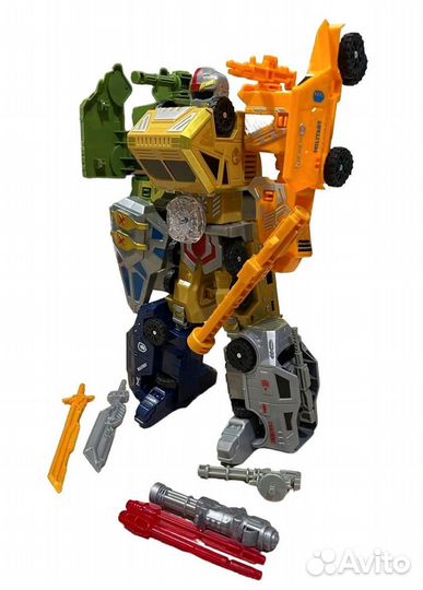 Тобот Flame tiger 5. Робот 28 см. Свет