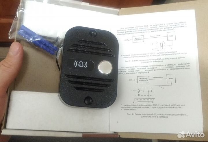 Антивандальная панель домофона