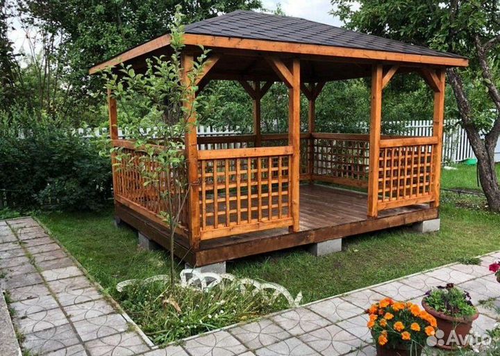 Красивые беседки