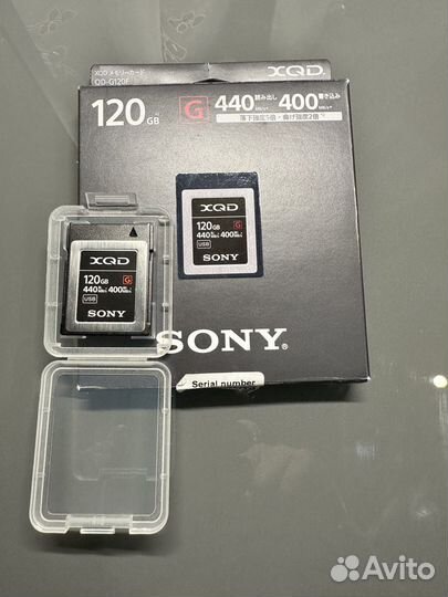 Карта Sony XQD 120GB + ридер Sony QDA-SB1 XQD USB