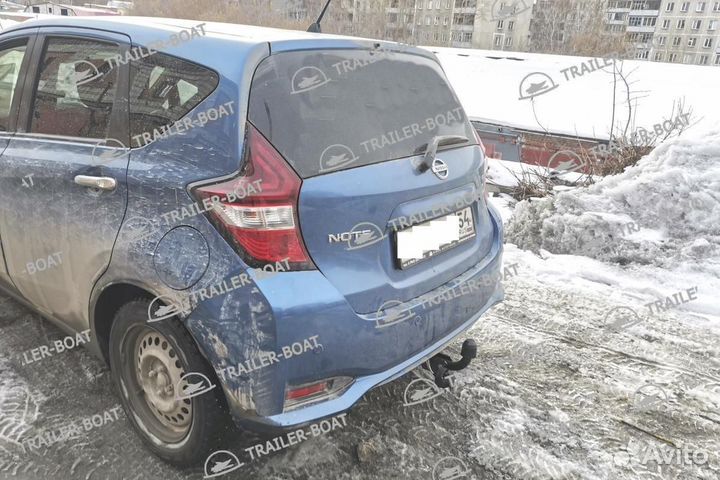 Фаркоп Nissan Note 12-20 E12 (прав. р.) рама и крюк-шар, 50мм 53887