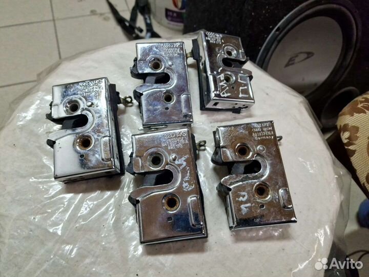 Замок двери с хромом Ауди 80 Б3/Б4