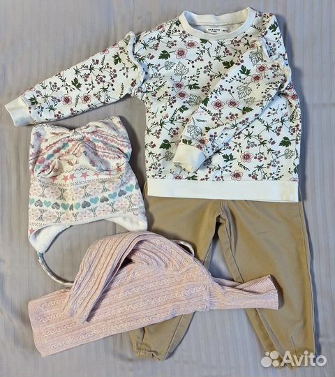 Огромный пакет фирменных вещей д/девочки, 2 года