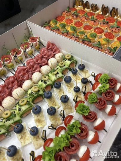 Фуршет, кейтеринг, гастробоксы, закуски фуршет