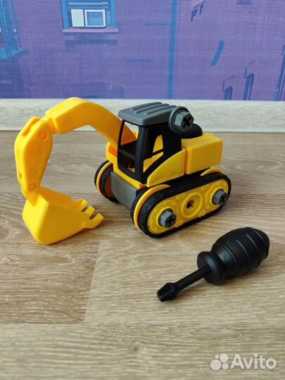 Экскаватор детский разборный