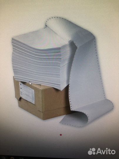 Перфобумага 375*305мм г (610 м)бел; ролики